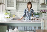 How to Design a Tiled Kitchen Wall with Open Shelves