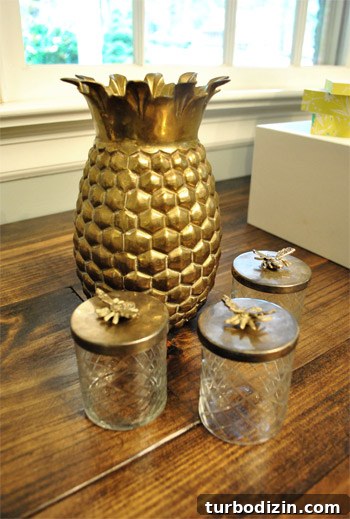 Thrift Store Treasures: 10 Unique Finds Worth Hunting For 2 Gilded pineapple vase