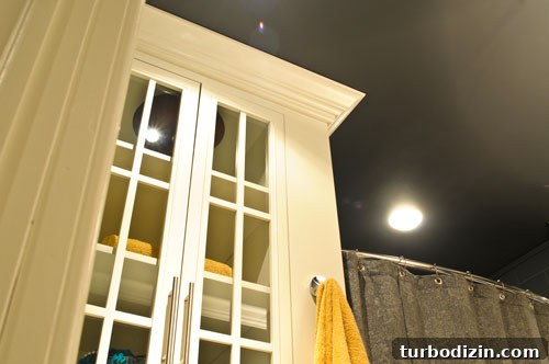 Dark Gray Tile Bathroom Remodel Ideas for a Modern Look 4 Bathroom shelving and accessories
