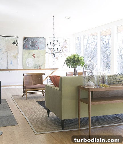 modern-living-room-danish-modern Modern living room with Danish modern influence