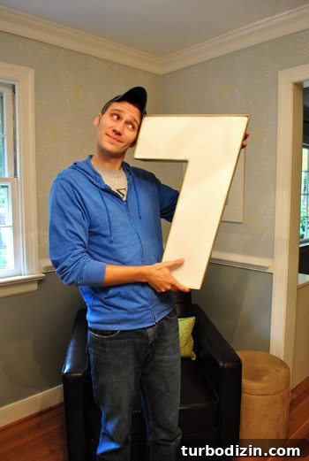 John hugging the seven