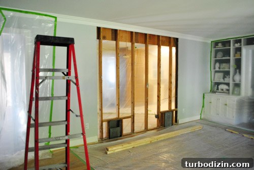 Capped HVAC vents behind wall
