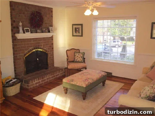 before-fireplace-remodel-makeover Before fireplace remodel