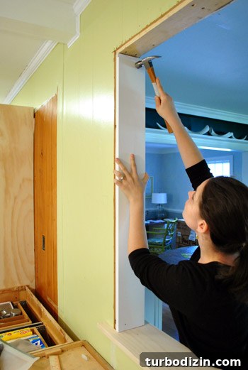 How to Trim a Cased Opening and Half Wall for a Polished Look 10 img 42300 9