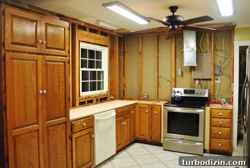 How to Remove Old Backsplash Tile and Plywood Safely 16 Kitchen after demo