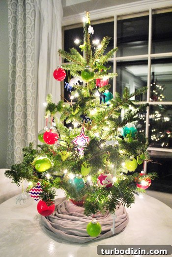 Mini tree glowing