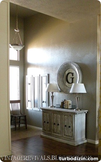 How to Paint a Herringbone Ceiling: Step-by-Step Guide 2 Entryway before