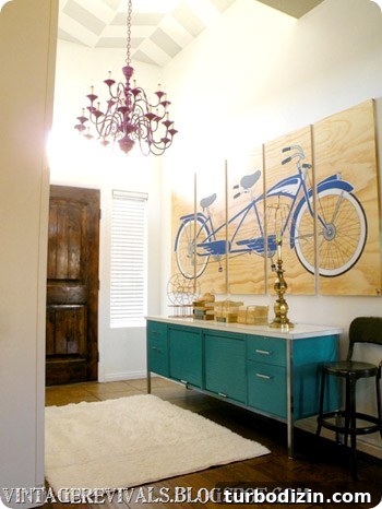 How to Paint a Herringbone Ceiling: Step-by-Step Guide 3 Entryway after