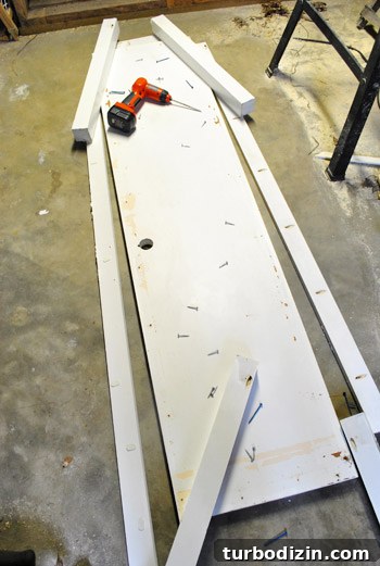 DIY Kids Art Desk Built Into a Cabinet Door 5 img 43399 5
