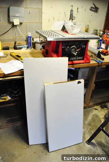 DIY Kids Art Desk Built Into a Cabinet Door 9 img 43399 9