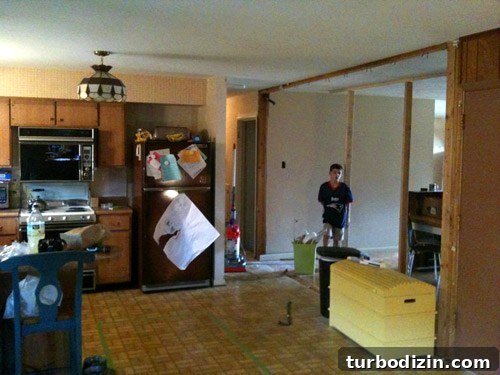 Update Your Dated Kitchen: DIY Remodel Ideas and Tips 3 Demolition and family life during renovation