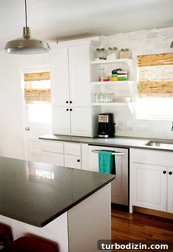 Update Your Dated Kitchen: DIY Remodel Ideas and Tips 7 Finished kitchen with seating