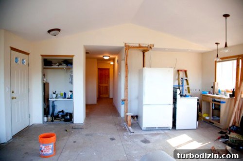 How to Open Up a Closed-In Kitchen: Remodel Tips and Ideas 5 Mid-remodel