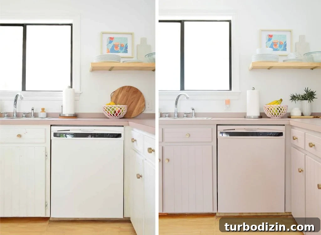 How to Paint Kitchen Cabinets Like a Pro: Step-by-Step Guide 16 Before And After Of Painted Kitchen Cabinets White To Pink