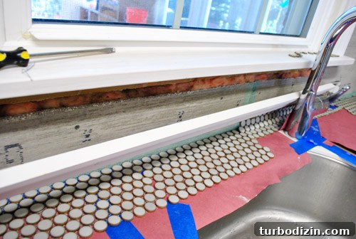 Penny Tile Backsplash Ideas: Stylish Tips for Kitchen Installation 13 img 43905 12