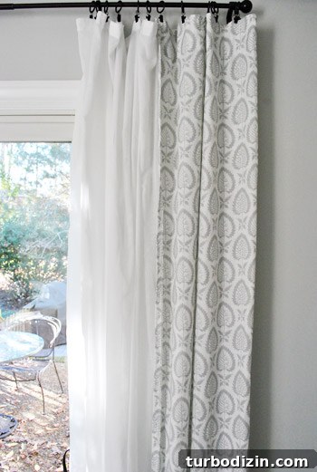 How to Cut Curtain Panels to Make Extra Drapes 7 img 44028 6