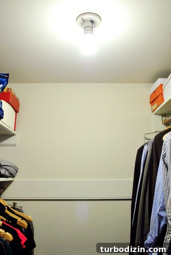 How to Install a Pendant Light in a Closet 4 img 44217 3
