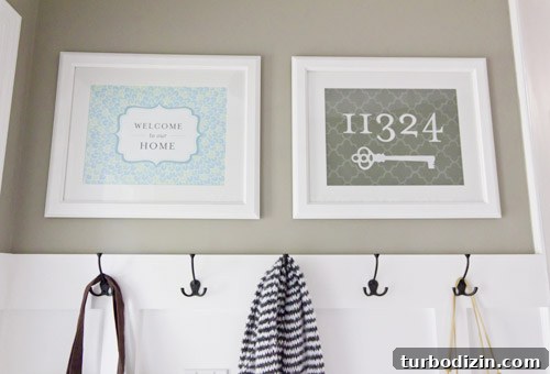 Board and Batten with Coat Hooks: Foyer Makeover by the Front Door 6 Foyer details