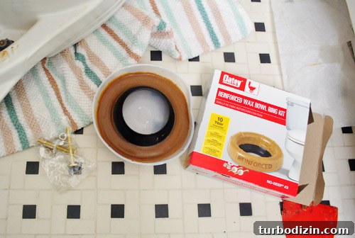 Fix a Wobbly Toilet: Quick Steps to Stabilize It Safely 16 New Oatey wax ring for toilet removed from box