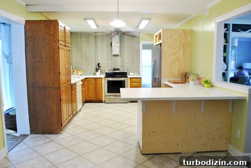 Penny Tile Kitchen Remodel with Stylish Open Shelving 6 img 44734 5