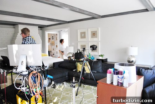 behind the scenes photoshoot