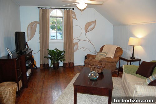 living room after