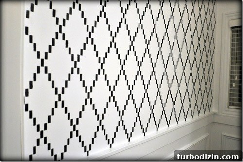 How to Add a Trellis Stencil to Your Bathroom Wall 6 img 45719 5