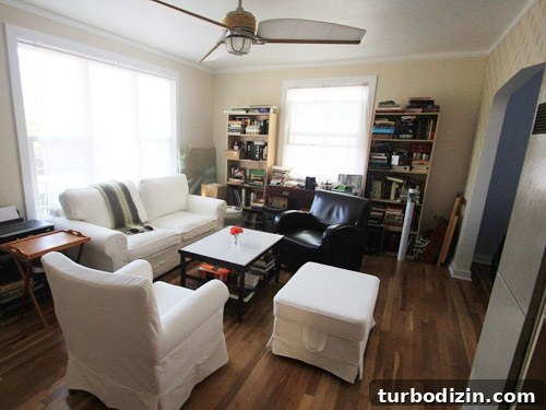 How to Install White Built-In Bookcases Around a Window 2 img 45726 1