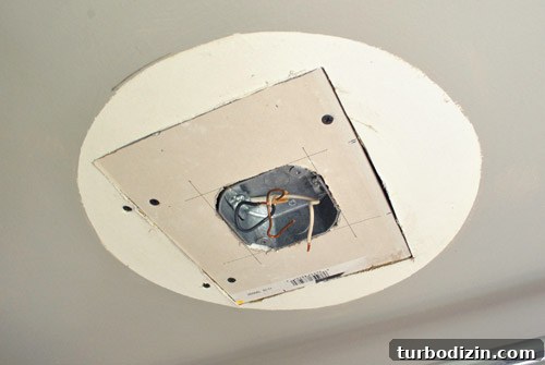 New drywall installed