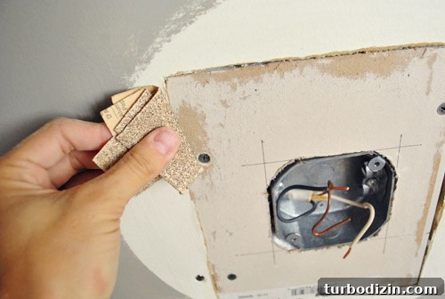 Sanding before spackle