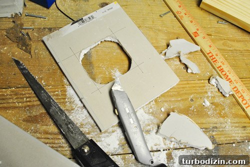 Drywall patch fit