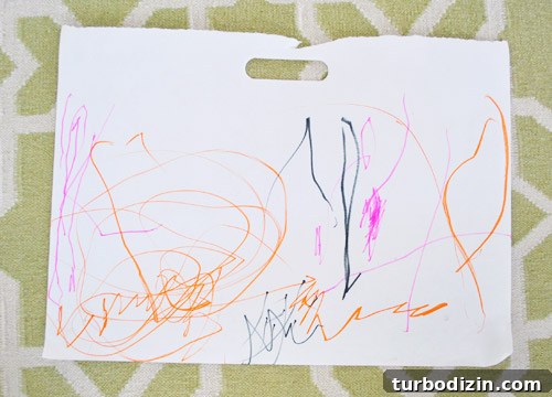 Create Custom Fabric from Your Child's Artwork: A Step-by-Step Guide 11 Photographing the drawing