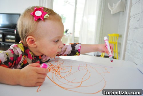 Create Custom Fabric from Your Child's Artwork: A Step-by-Step Guide 9 Focused artist
