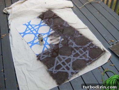 how-to-spray-paint-a-rug how to spray paint a rug