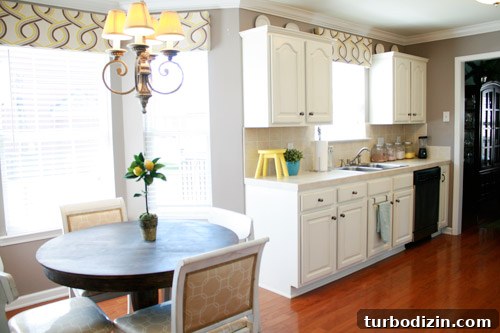 How to Install Pelmet Board Window Treatments for a Polished Look 5 Painted cabinet with new hardware