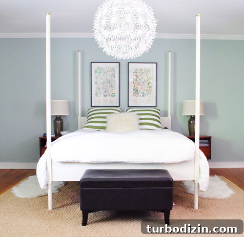 How to Hang Artwork Above a Bed: Placement and Tips 4 Two framed prints together