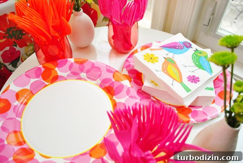 Worm-Themed Birthday Party Ideas and Decorations 11 Bird napkins