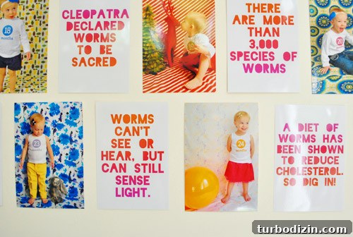 Worm-Themed Birthday Party Ideas and Decorations 14 Monthly photos and worm facts