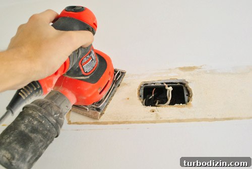 Sanding wall