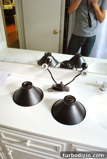 Unboxed light fixture