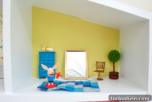 Boys Bedroom In Easy DIY Dollhouse Build With Olivia Figurine