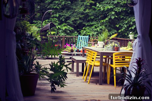 House Crash Update: Kelly’s Outdoor Escape and New Safety Fixes 6 Colorful seating on deck