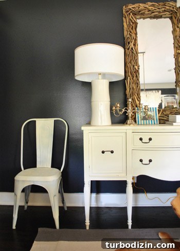 Breezy Bright House: Modern Coastal Home Tour 6 Driftwood mirror