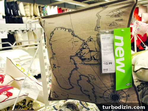 Discover Ikea’s Latest Releases: New Finds for Your Home 14 Benzy Land map pillow