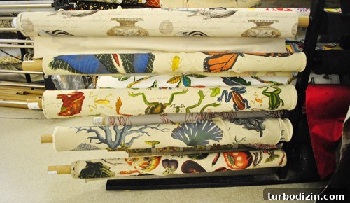 Window Shopping at PB Outlet and Mary Jo's: What to Expect 27 Cabinet of curiosities fabrics