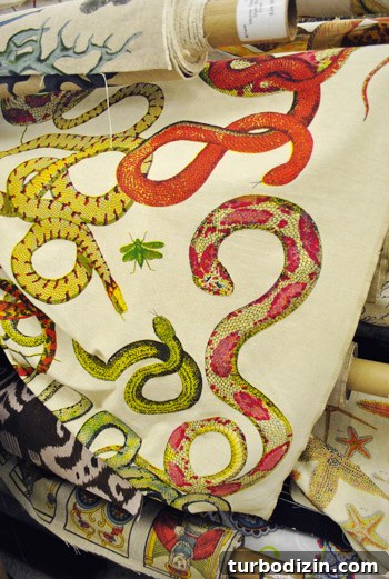 Window Shopping at PB Outlet and Mary Jo's: What to Expect 28 Snake print fabric
