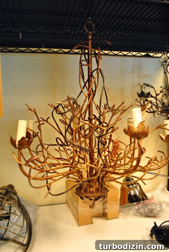Window Shopping at PB Outlet and Mary Jo's: What to Expect 8 Delicate light fixture
