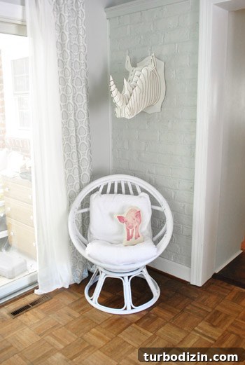 Revive an Old Egg Chair: Step-by-Step Painting Guide 6 Egg chair with towels and pig pillow