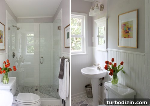 Updating a Bathroom with Marble Tile and Beadboard: Design Tips 3 Renovation in progress