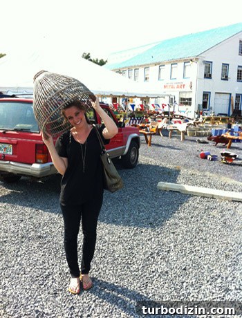 Beachfront Boutiques and Thrift Stores to Explore 3 Thrift-store basket to be made into a pendant
